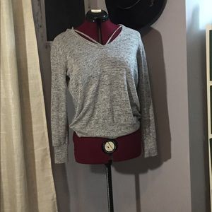 Grey fashion hoodie